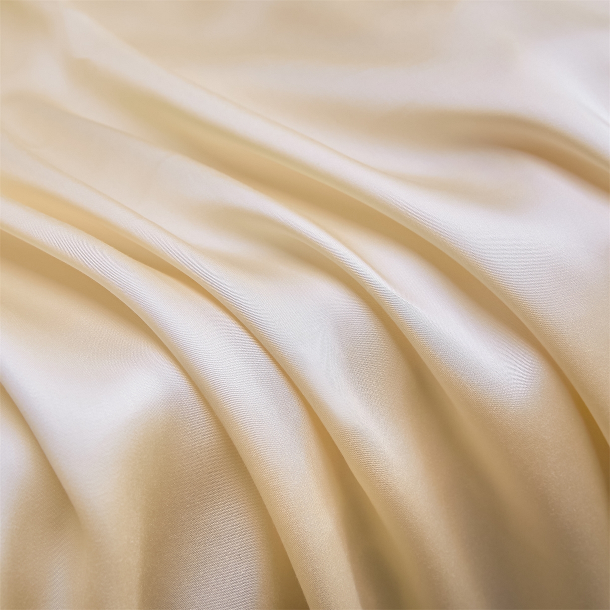 91家纺网 家纺一手货源 找家纺 DC 2026新款莱赛尔天丝纯色单品床笠 杏白