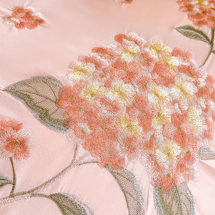 91家纺网 家纺一手货源 找家纺 （总）苏米娜家纺SUMINA 2026韩版亲肤水洗棉公主风床盖款系列-花涧绣梦