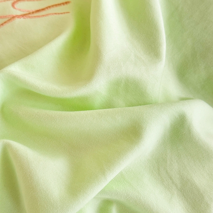 91家纺网 家纺一手货源 找家纺 苏米娜家纺SUMINA 2026韩版亲肤水洗棉公主风床盖款系列-花涧绣梦 花涧绣梦-清新绿