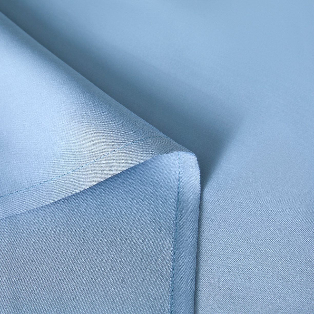 91家纺网 家纺一手货源 找家纺 DC 2026新款莱赛尔天丝卡通刺绣单品床单 梵高蓝