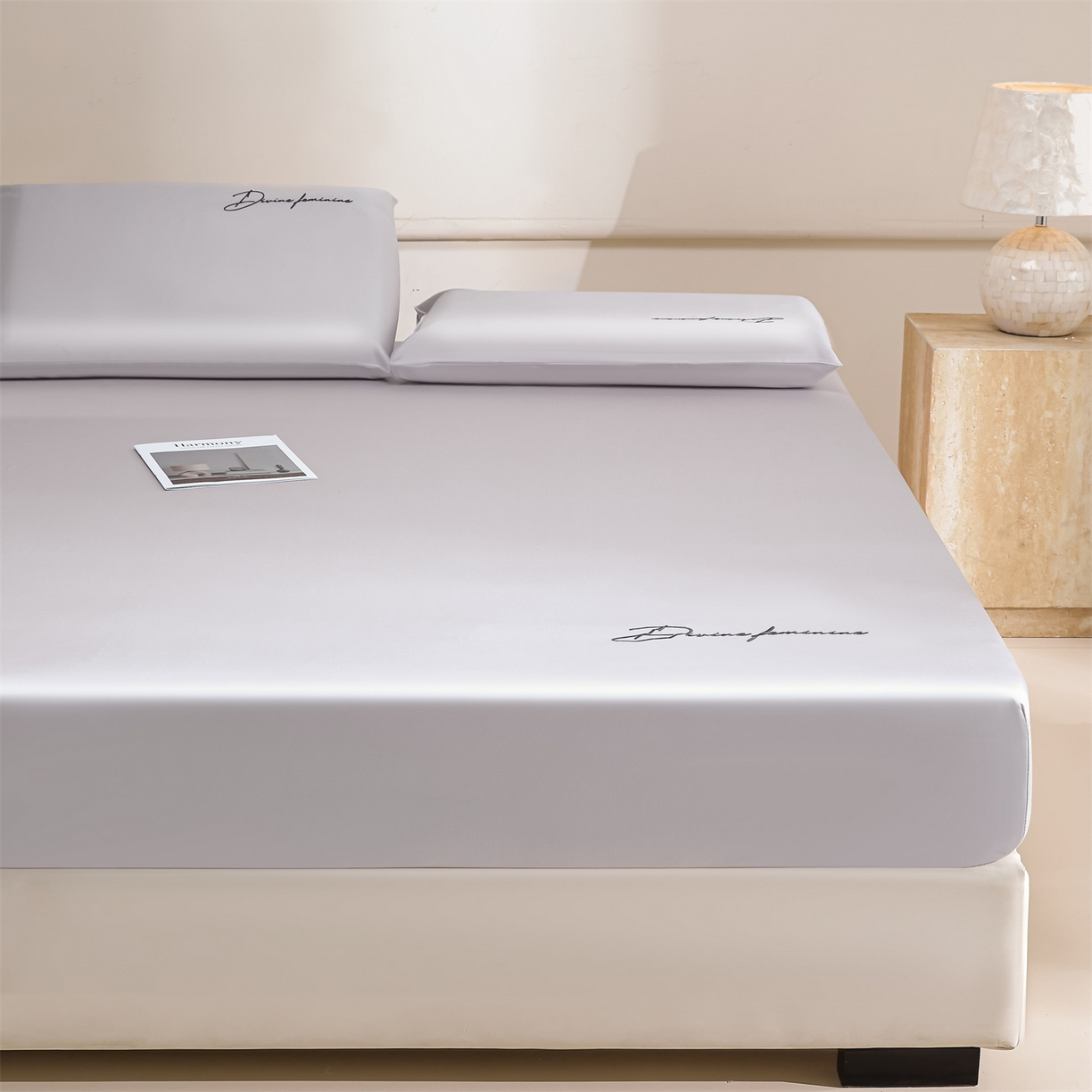 91家纺网 家纺一手货源 找家纺 （总）DC 2026新款莱赛尔天丝轻奢刺绣单品床笠