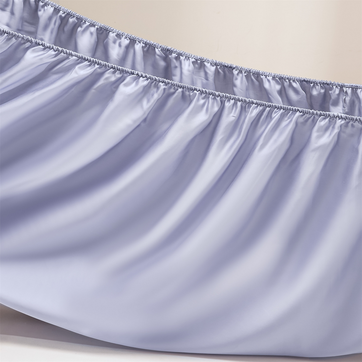 91家纺网 家纺一手货源 找家纺 DC 2026新款莱赛尔天丝轻奢刺绣单品床笠 风信紫