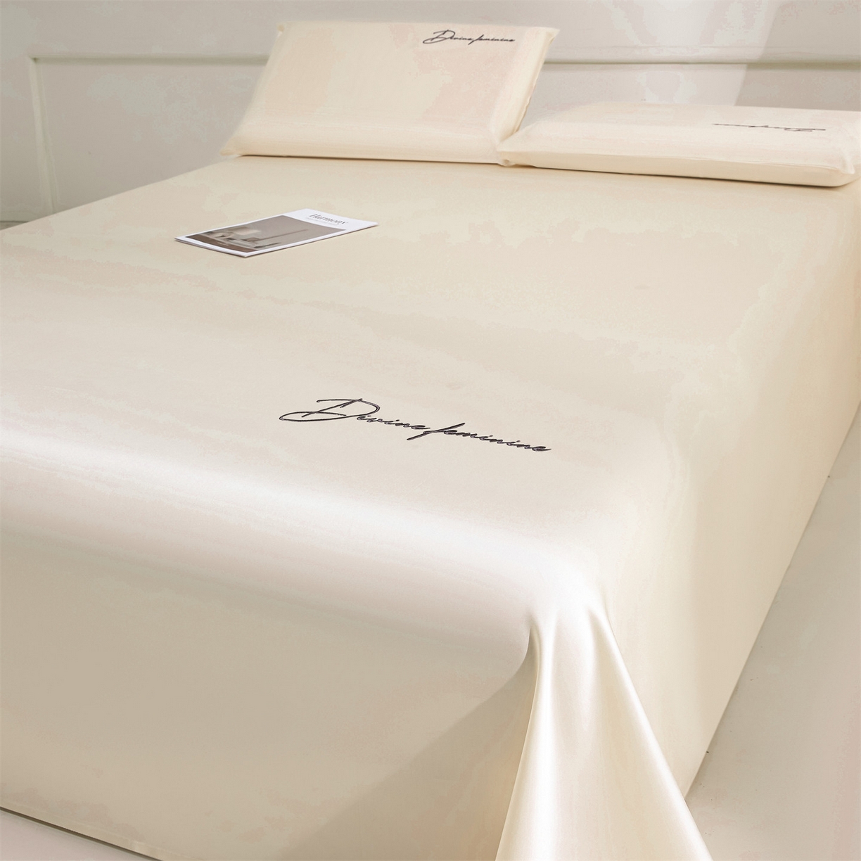 91家纺网 家纺一手货源 找家纺 （总）DC 2026新款莱赛尔天丝轻奢刺绣单品床单