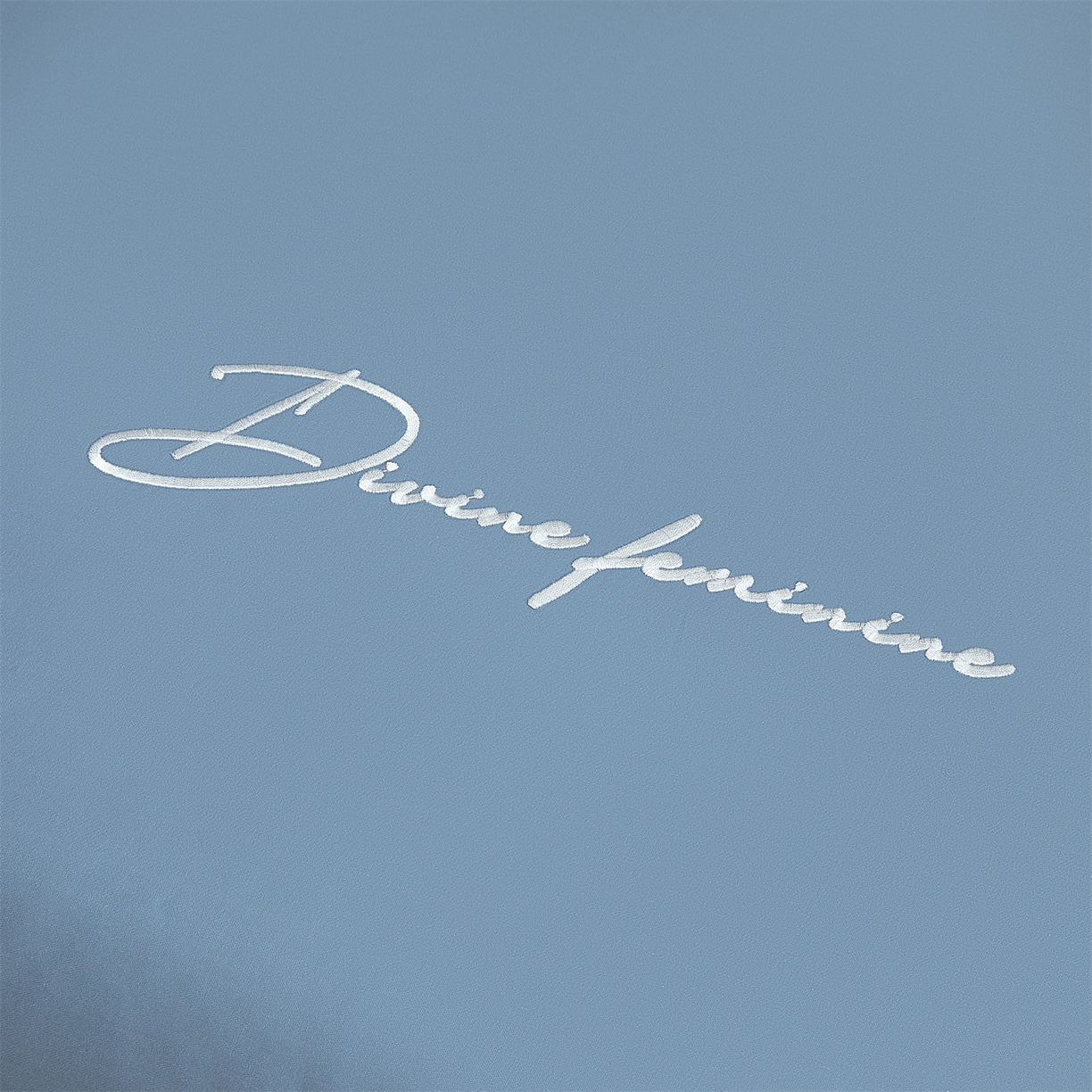 91家纺网 家纺一手货源 找家纺 DC 2026新款莱赛尔天丝轻奢刺绣单品床单 梵高蓝