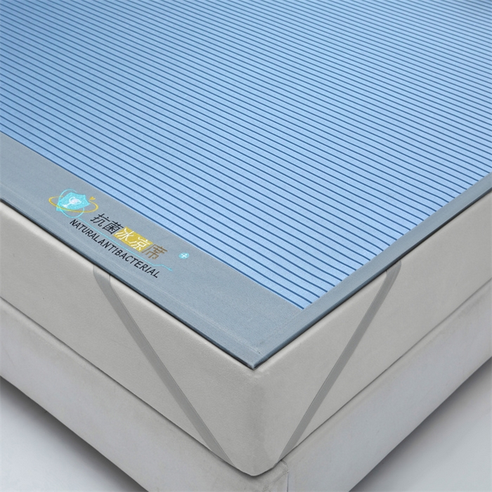 91家纺网 家纺一手货源 找家纺 （总）航途席业 2026新款抗菌冰凉席饼干条纹无纺布凉席席子