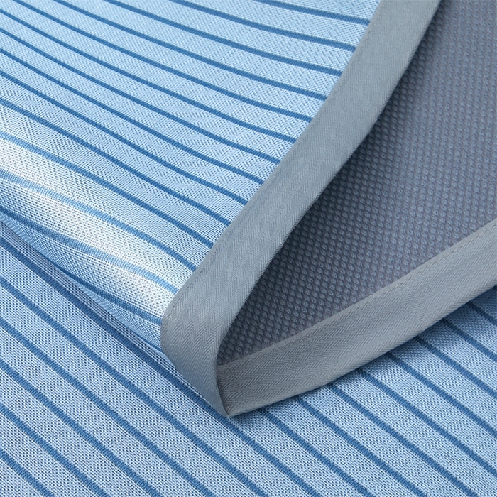 91家纺网 家纺一手货源 找家纺 （总）航途席业 2026新款抗菌冰凉席饼干条纹无纺布凉席席子