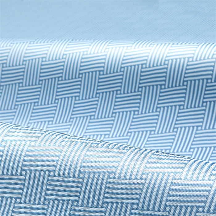 91家纺网 家纺一手货源 找家纺 航途席业 2026新款抗菌冰凉席饼干条纹无纺布凉席席子 思绪 静谧蓝