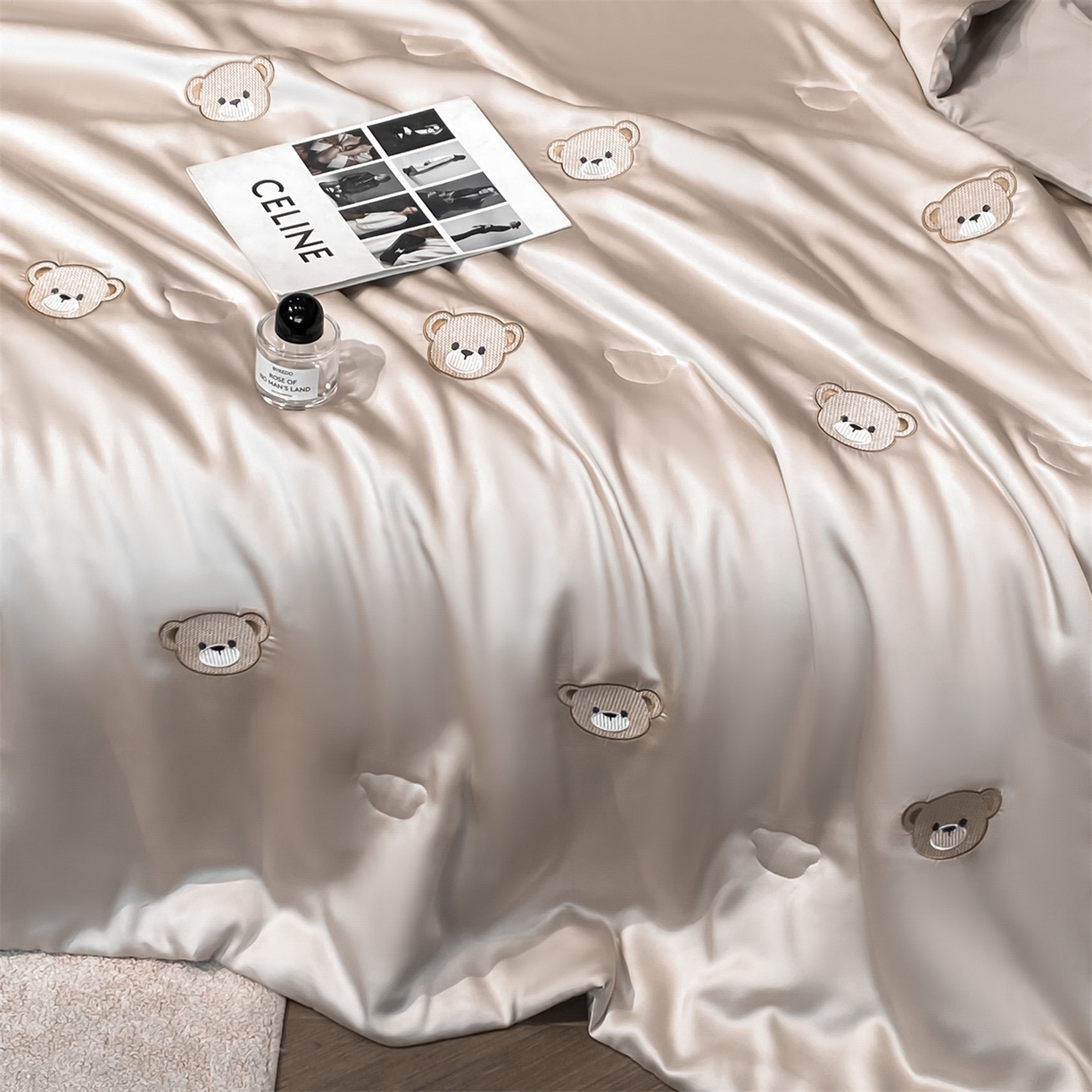 91家纺网 家纺一手货源 找家纺 （总）无界 2026新款水洗真丝夏被-散点-贝尔