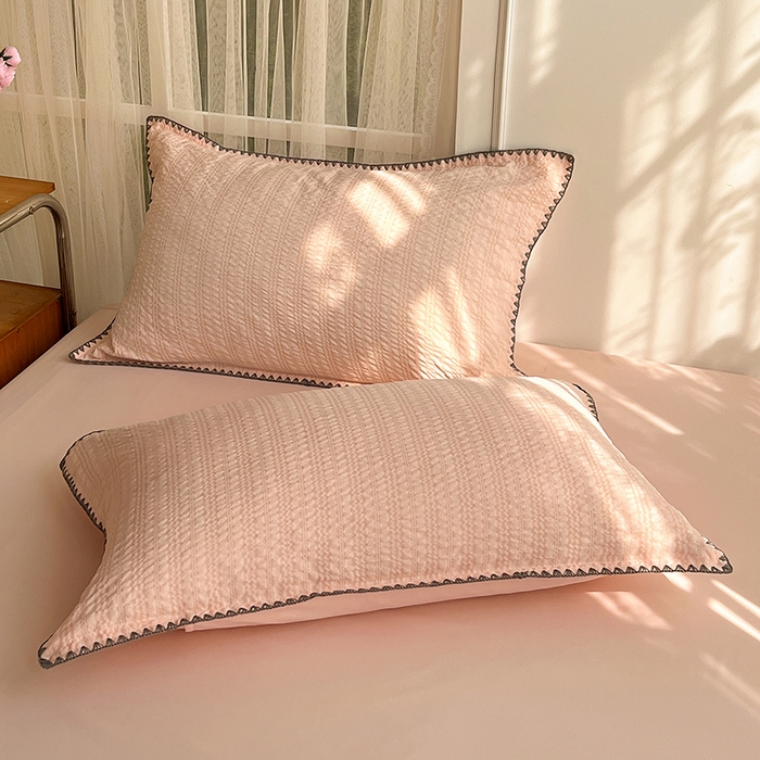 91家纺网 家纺一手货源 找家纺 （总）鑫佳居 2026新款纯色三角针四件套