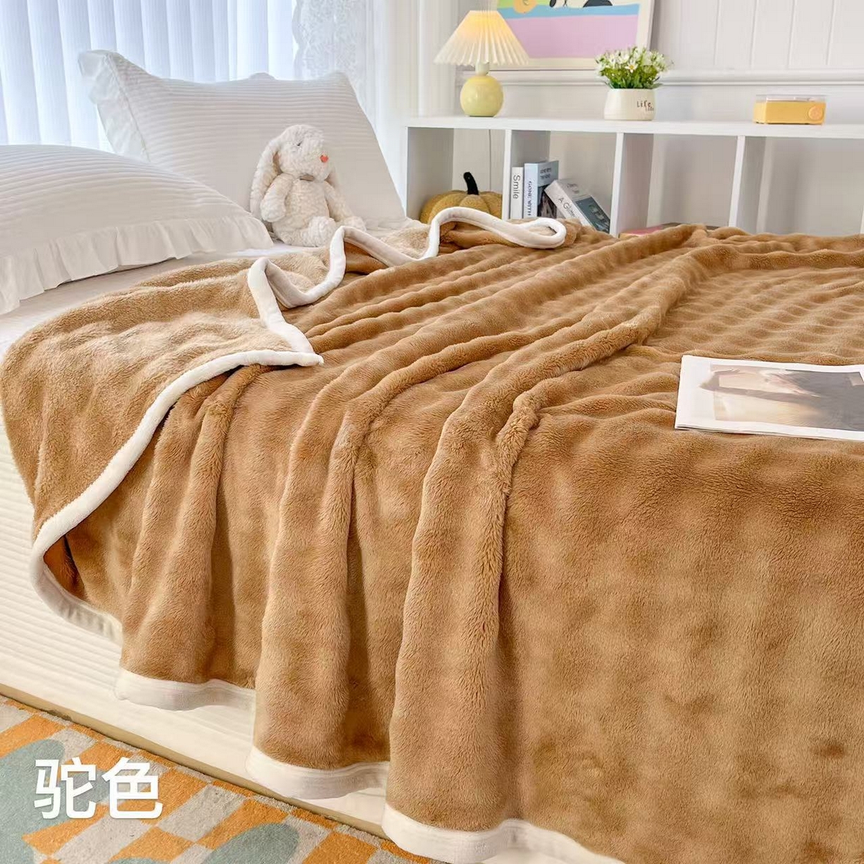 91家纺网 家纺一手货源 找家纺 席匠 2026新款直角包边绣花玫瑰床笠款凉席席子凉席三件套 粉色