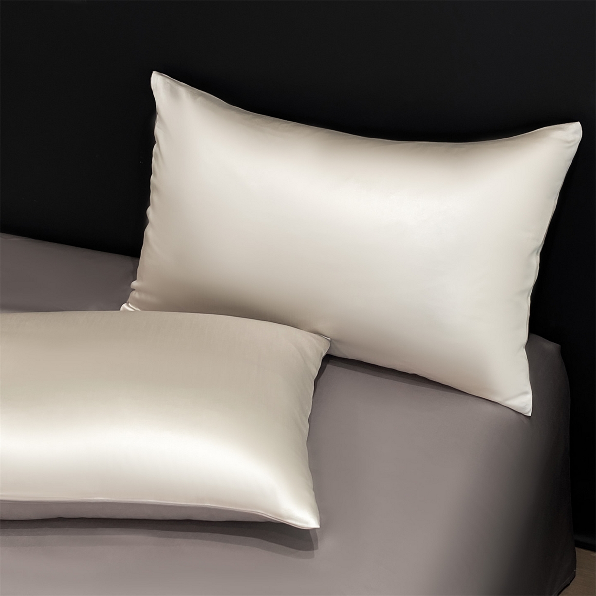 91家纺网 家纺一手货源 找家纺 无界 2026新款水洗真丝夏被-散点-贝尔 贝尔 冰川灰+中灰（小熊）