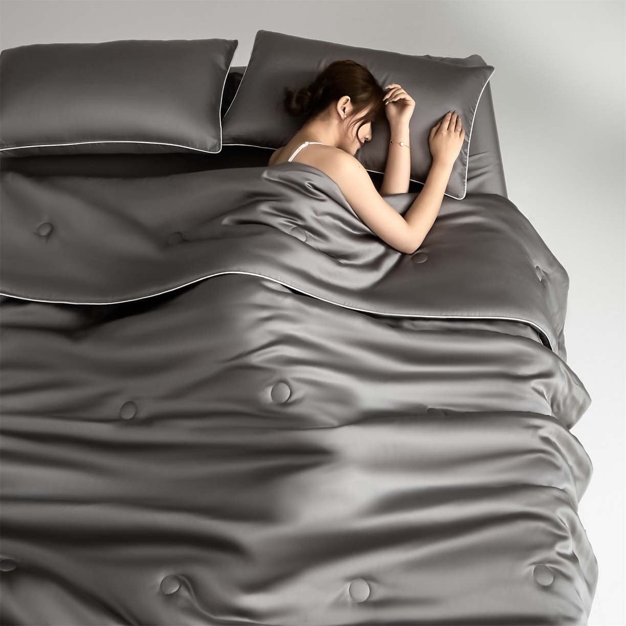 91家纺网 家纺一手货源 找家纺 （总）无界 2026新款天丝夏被-麻绳双拼-温妮