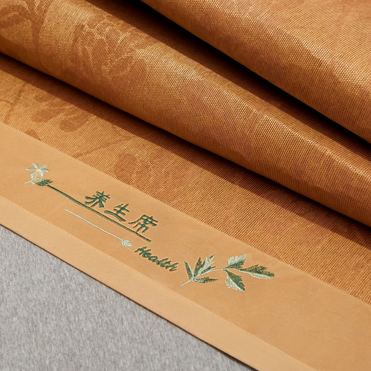 91家纺网 家纺一手货源 找家纺 （总）小桃姐家纺 2026新款冰藤席冰丝凉席双面藤席凉席三件套空调席-水中花