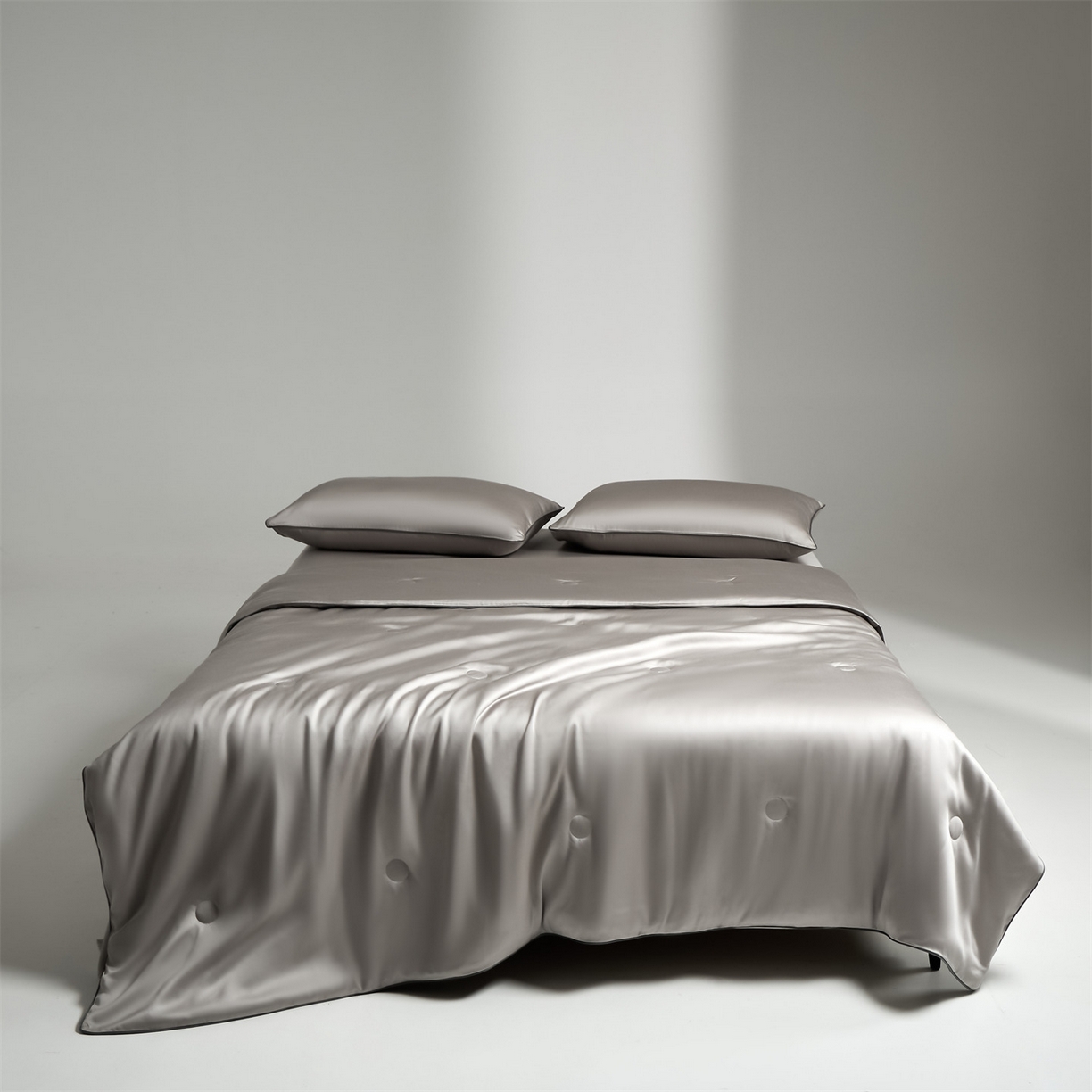 91家纺网 家纺一手货源 找家纺 无界 2026新款天丝夏被-麻绳双拼-温妮 温妮 椰子灰