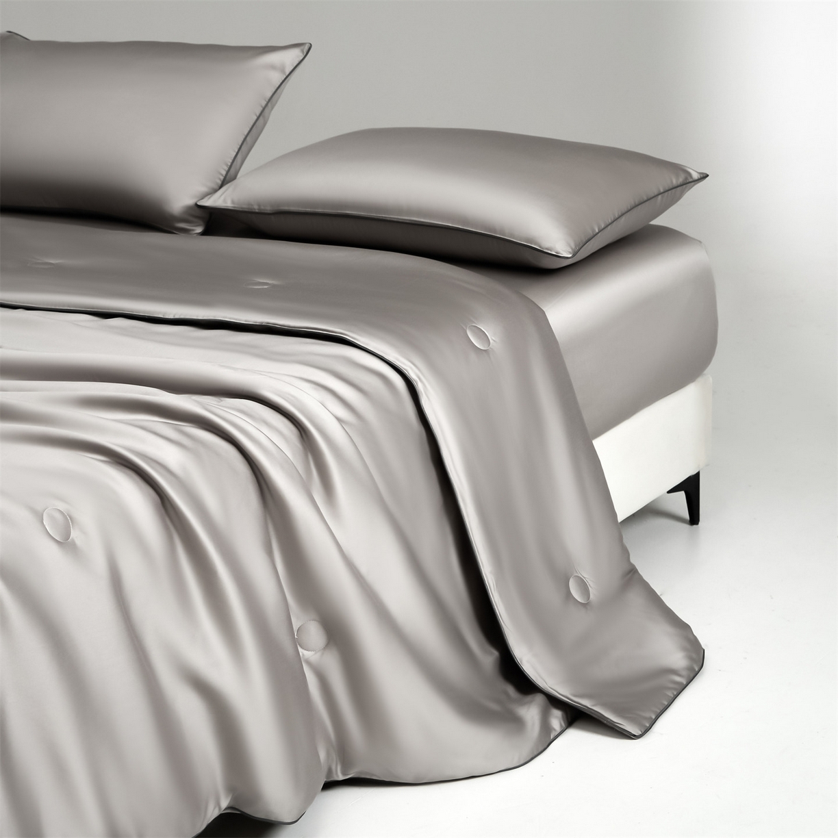 91家纺网 家纺一手货源 找家纺 无界 2026新款天丝夏被-麻绳双拼-温妮 温妮 椰子灰