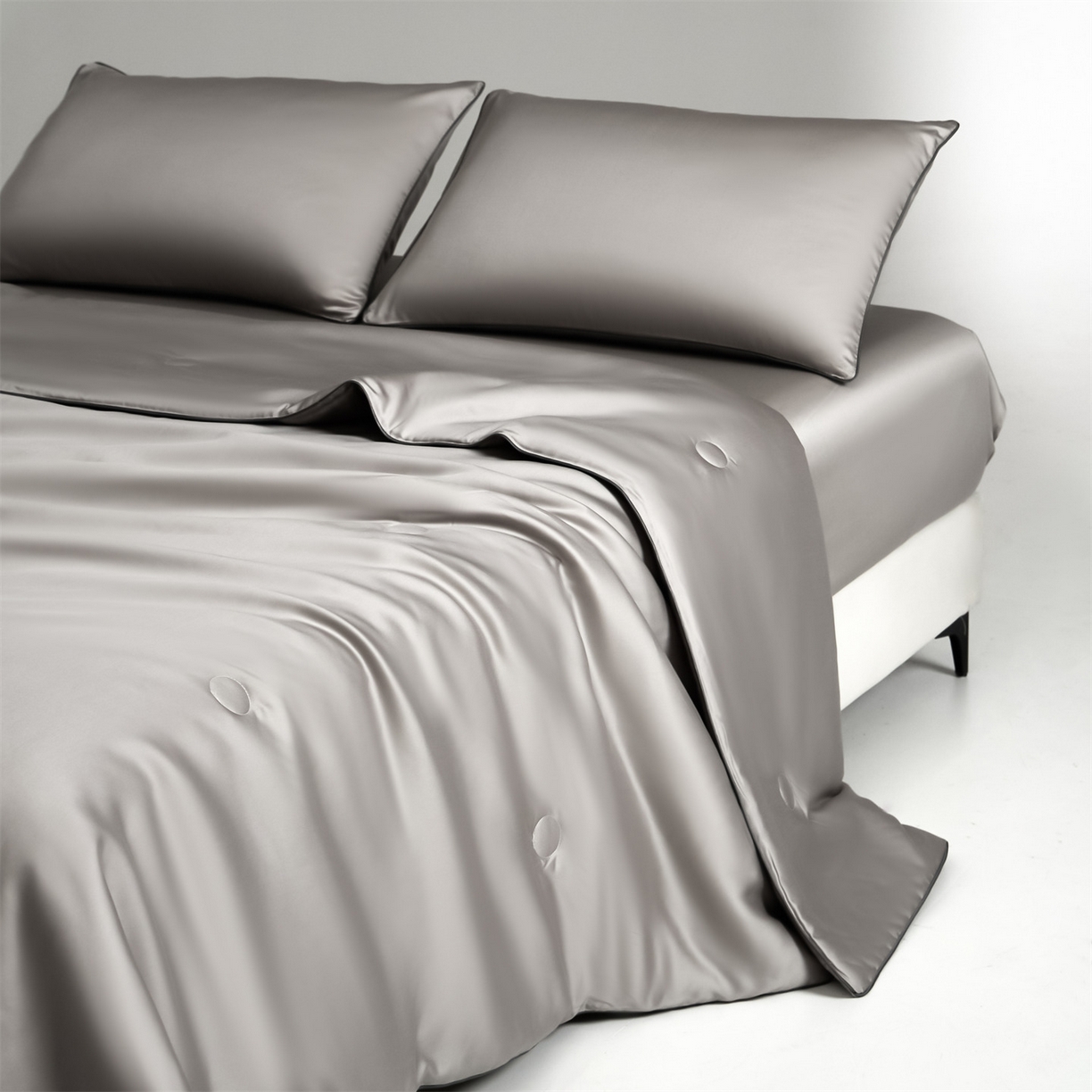 91家纺网 家纺一手货源 找家纺 无界 2026新款天丝夏被-麻绳双拼-温妮 温妮 椰子灰