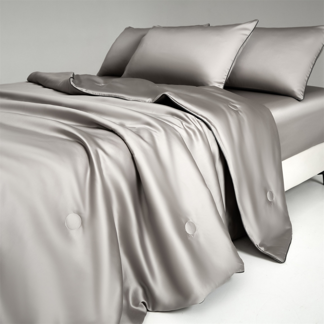 91家纺网 家纺一手货源 找家纺 无界 2026新款天丝夏被-麻绳双拼-温妮 温妮 椰子灰