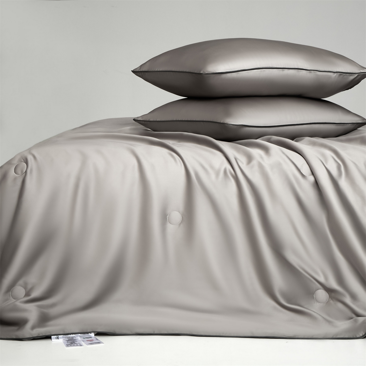 91家纺网 家纺一手货源 找家纺 无界 2026新款天丝夏被-麻绳双拼-温妮 温妮 椰子灰