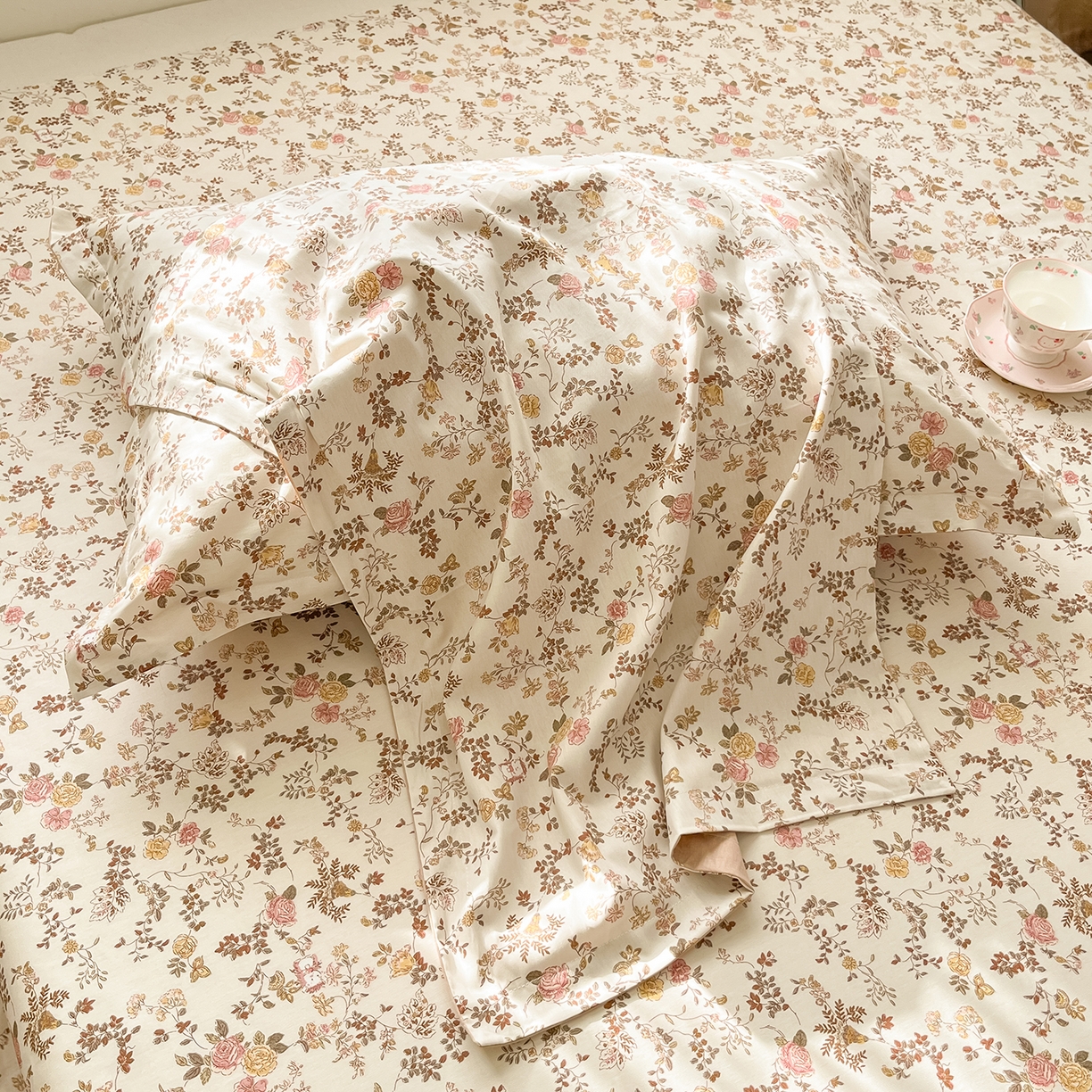 91家纺网 家纺一手货源 找家纺 （总）女子家纺 2026新款全棉纯棉印花单品系列花卉款四件套