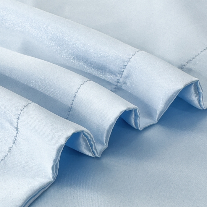 91家纺网 家纺一手货源 找家纺 永旺家纺 2026新款水洗冰丝纯色枕套单品枕套枕套单件 冰沁蓝