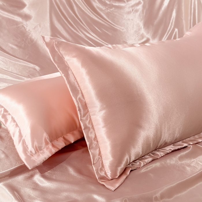 91家纺网 家纺一手货源 找家纺 永旺家纺 2026新款水洗冰丝纯色枕套单品枕套枕套单件 淡雅玉