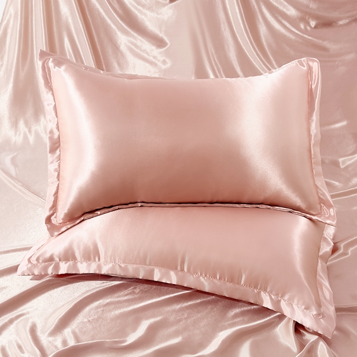 91家纺网 家纺一手货源 找家纺 永旺家纺 2026新款水洗冰丝纯色枕套单品枕套枕套单件 淡雅玉