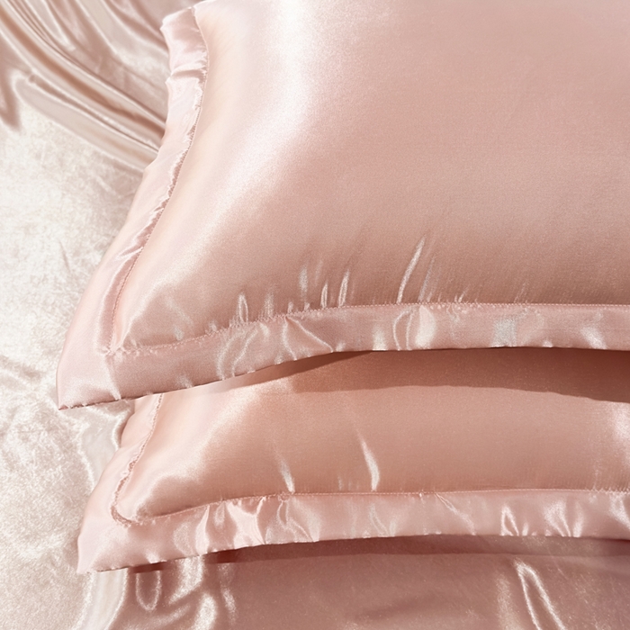 91家纺网 家纺一手货源 找家纺 永旺家纺 2026新款水洗冰丝纯色枕套单品枕套枕套单件 淡雅玉