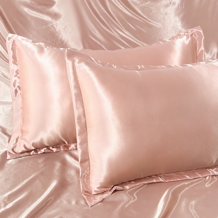 91家纺网 家纺一手货源 找家纺 永旺家纺 2026新款水洗冰丝纯色枕套单品枕套枕套单件 淡雅玉