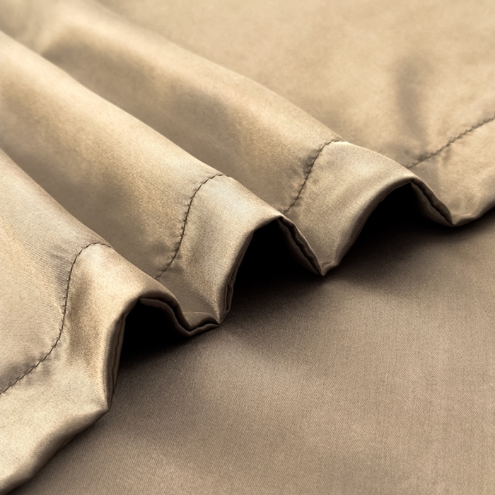 91家纺网 家纺一手货源 找家纺 永旺家纺 2026新款水洗冰丝纯色枕套单品枕套枕套单件 香槟金