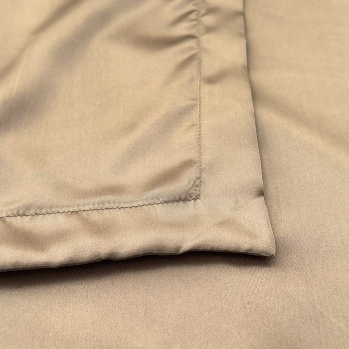 91家纺网 家纺一手货源 找家纺 永旺家纺 2026新款水洗冰丝纯色枕套单品枕套枕套单件 香槟金