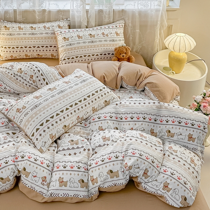 91家纺网 家纺一手货源 找家纺 （总）侯先生家纺新款直播爆款云感双层纱皱皱纱单被套小清新水洗棉