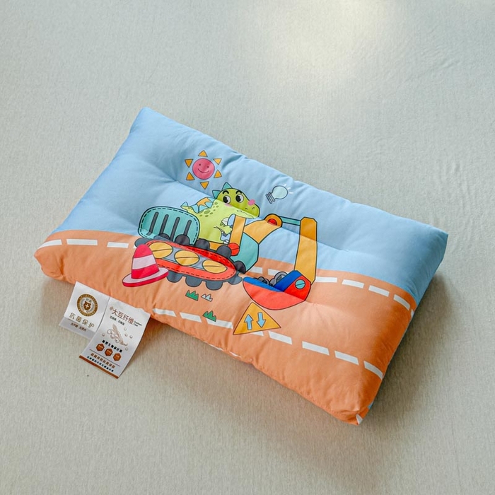 91家纺网 家纺一手货源 找家纺 暖羽屋羽绒馆 2026新款婴幼儿枕芯 学生枕头 小枕头30-50cm 小宝宝小朋友枕芯 恐龙挖掘机