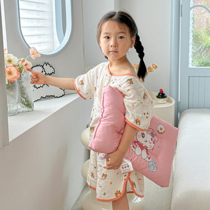 91家纺网 家纺一手货源 找家纺 暖羽屋羽绒馆 2026新款婴幼儿枕芯 学生枕头 小枕头30-50cm 小宝宝小朋友枕芯 美食猫咪