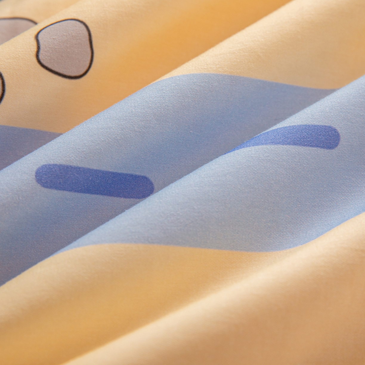 91家纺网 家纺一手货源 找家纺 萌朵防踢被 2026新款全棉数码印花蚕丝夏凉被 挖掘小队
