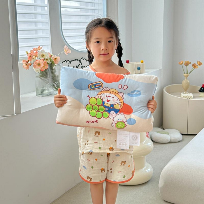 暖羽屋羽绒馆 2026新款婴幼儿枕芯 学生枕头 小枕头30-50cm 小宝宝小朋友枕芯 甜香100