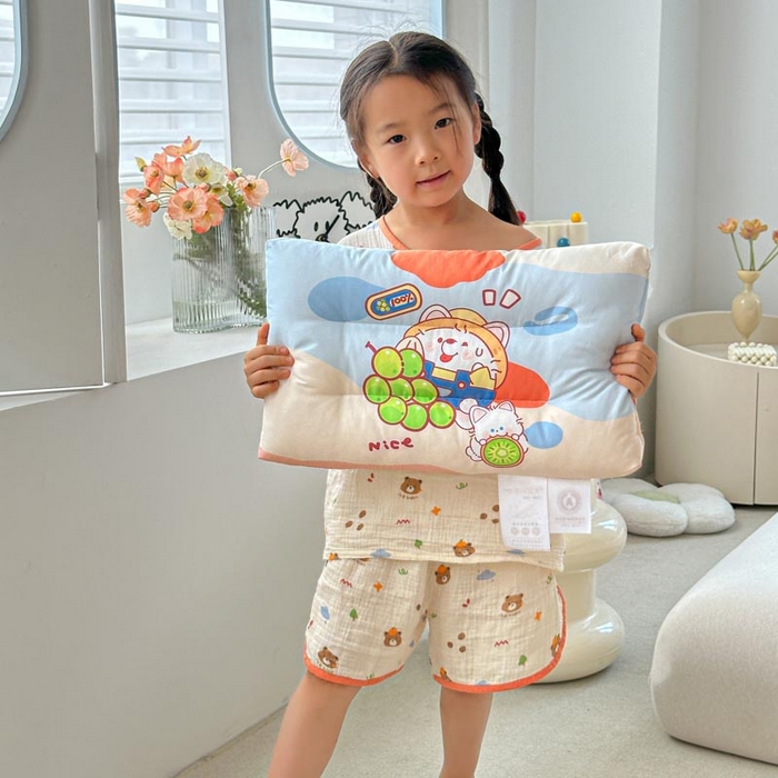 91家纺网 家纺一手货源 找家纺 暖羽屋羽绒馆 2026新款婴幼儿枕芯 学生枕头 小枕头30-50cm 小宝宝小朋友枕芯 甜香100