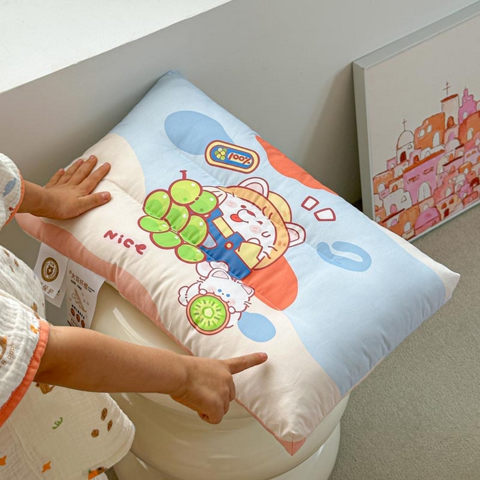 91家纺网 家纺一手货源 找家纺 暖羽屋羽绒馆 2026新款婴幼儿枕芯 学生枕头 小枕头30-50cm 小宝宝小朋友枕芯 甜香100