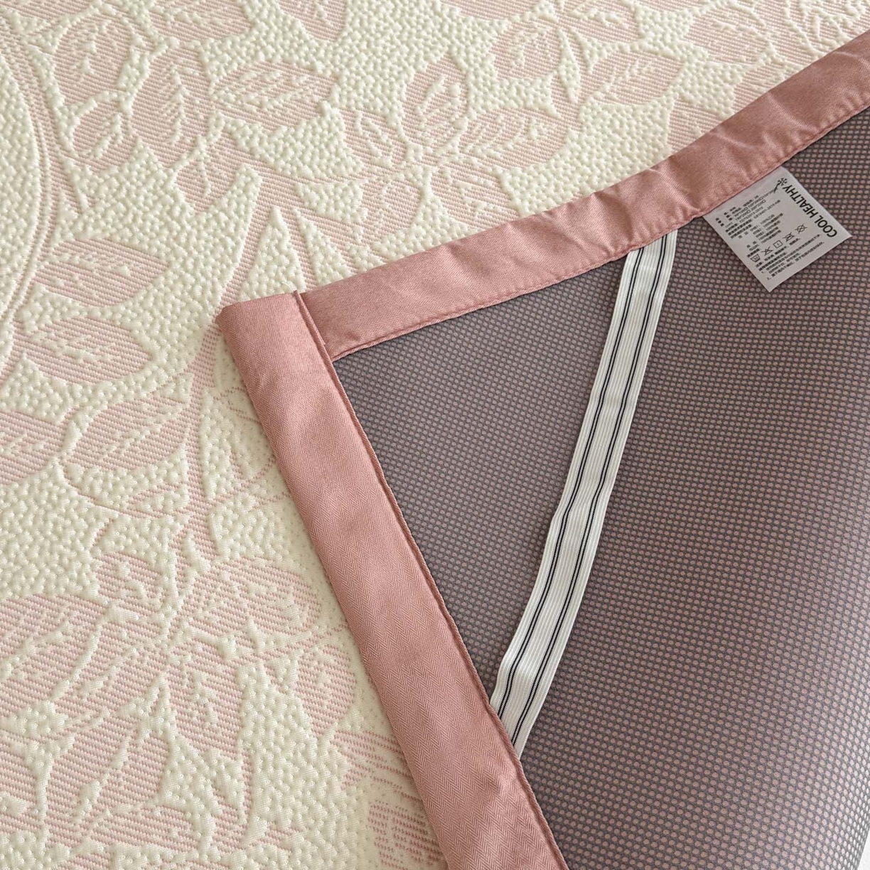 91家纺网 家纺一手货源 找家纺 （总）倾慕家纺 2026新款立体提花冰豆豆凉席