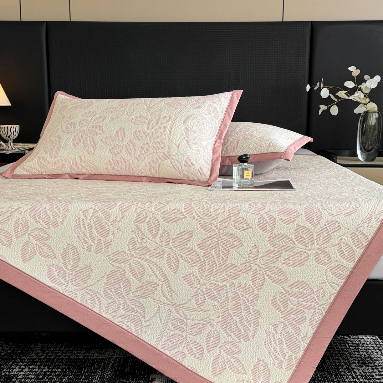 91家纺网 家纺一手货源 找家纺 （总）倾慕家纺 2026新款立体提花冰豆豆凉席