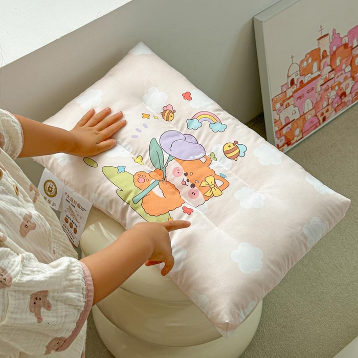 91家纺网 家纺一手货源 找家纺 暖羽屋羽绒馆 2026新款婴幼儿枕芯 学生枕头 小枕头30-50cm 小宝宝小朋友枕芯 小柴乐乐