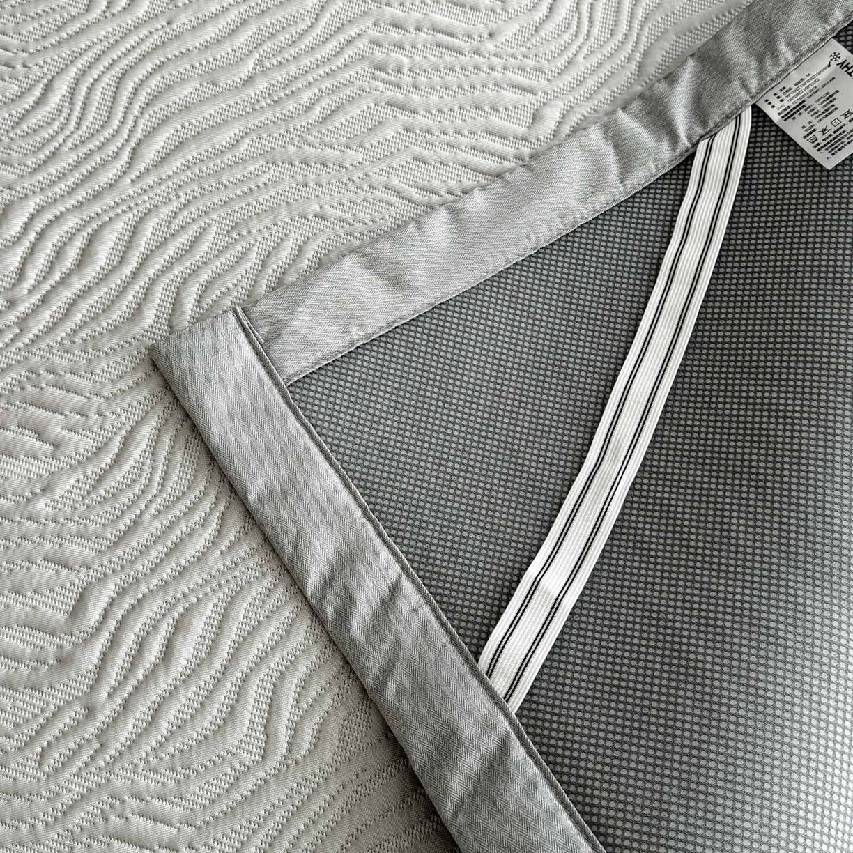 91家纺网 家纺一手货源 找家纺 倾慕家纺 2026新款立体提花冰豆豆凉席 山丘灰