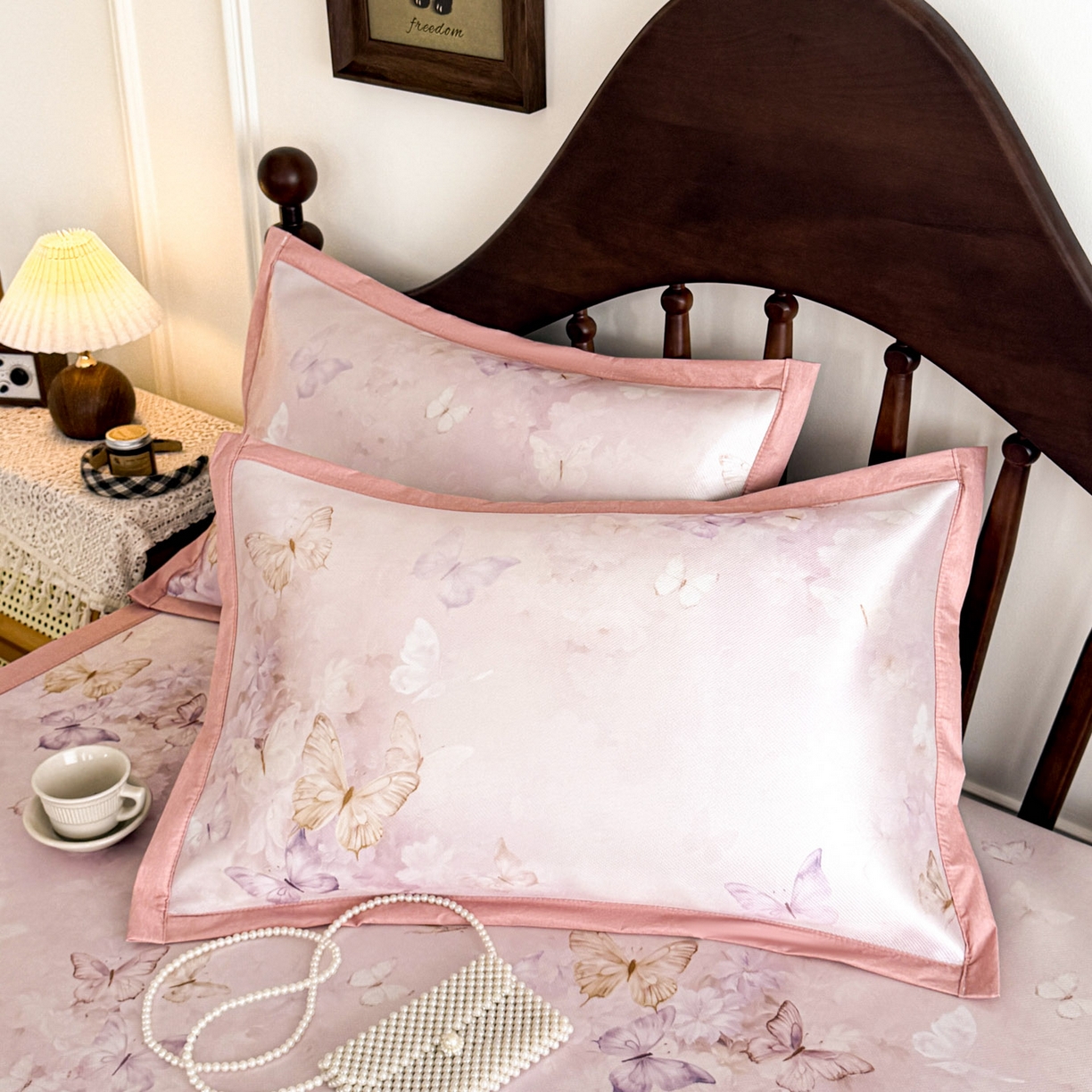 91家纺网 家纺一手货源 找家纺 （总）倾慕家纺 2026新款A类数码印花冰泉丝凉席