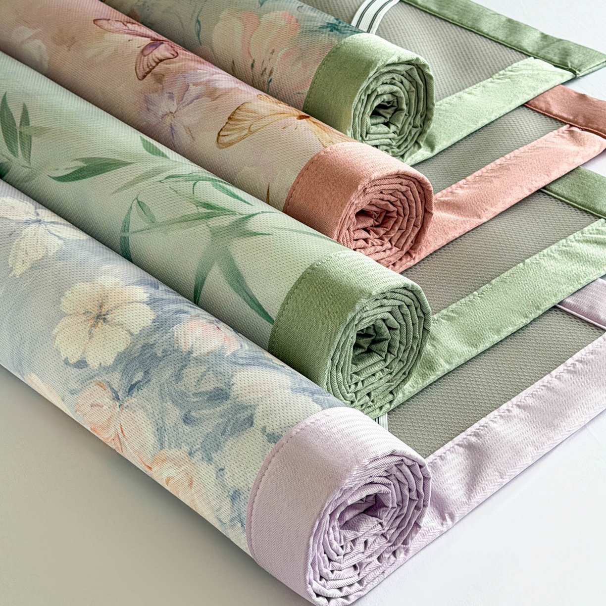 91家纺网 家纺一手货源 找家纺 倾慕家纺 2026新款A类数码印花冰泉丝凉席 组合