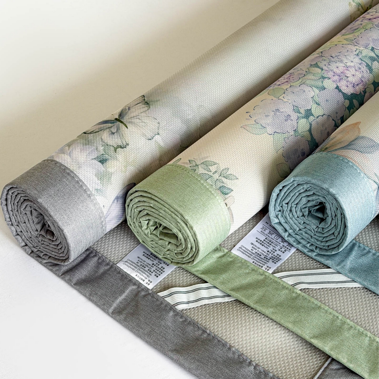 91家纺网 家纺一手货源 找家纺 倾慕家纺 2026新款A类数码印花冰泉丝凉席 组合