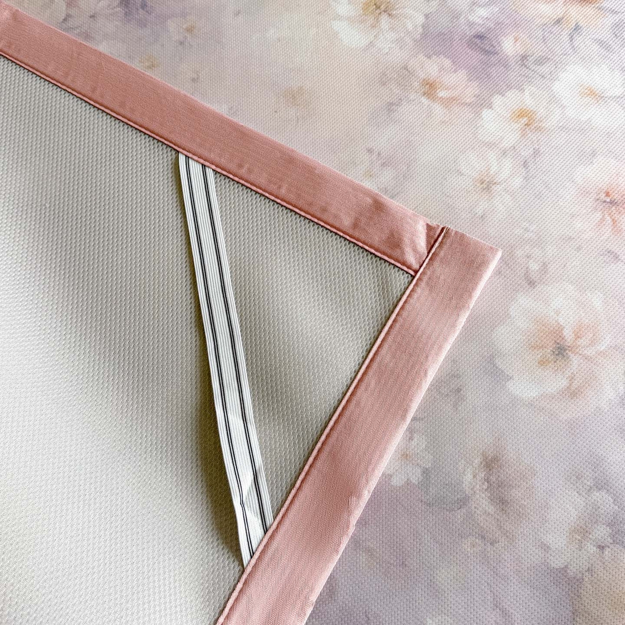 91家纺网 家纺一手货源 找家纺 倾慕家纺 2026新款A类数码印花冰泉丝凉席 摩尼粉