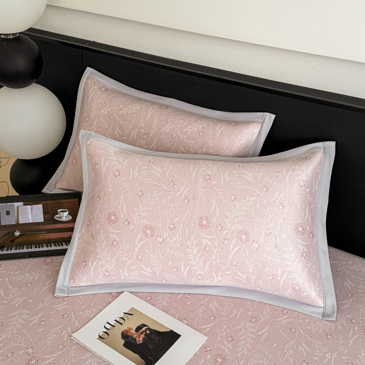 91家纺网 家纺一手货源 找家纺 （总）倾慕家纺 2026新款PE50提花凉感冰丝凉席