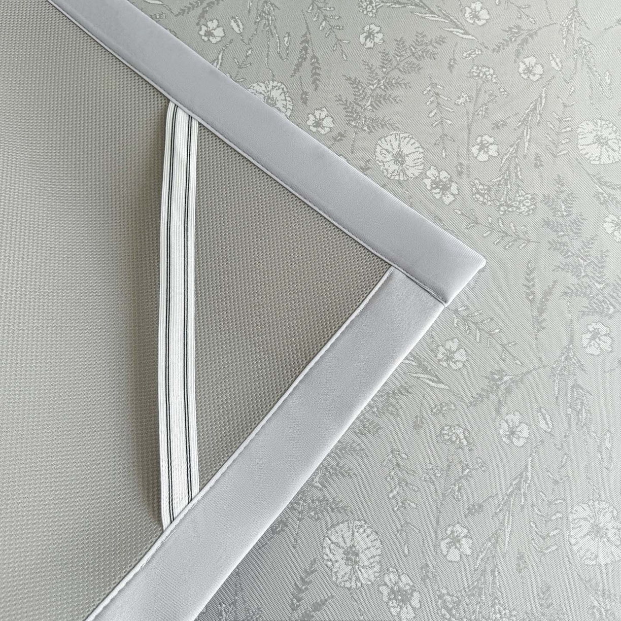 91家纺网 家纺一手货源 找家纺 倾慕家纺 2026新款PE50提花凉感冰丝凉席 花星点点灰