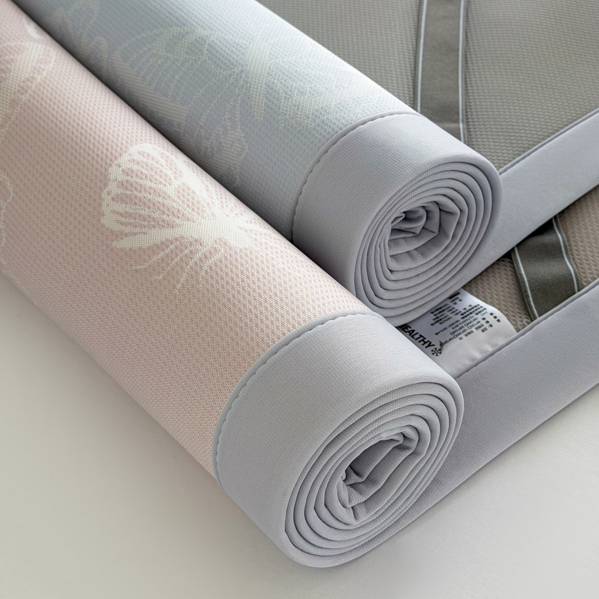 91家纺网 家纺一手货源 找家纺 倾慕家纺 2026新款PE50提花凉感冰丝凉席 组合