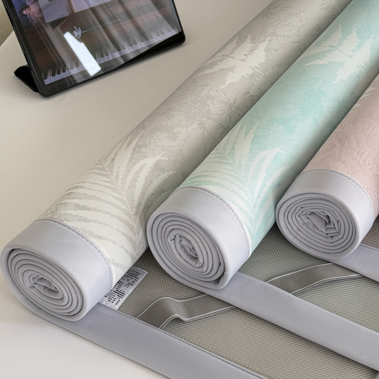 91家纺网 家纺一手货源 找家纺 倾慕家纺 2026新款PE50提花凉感冰丝凉席 组合