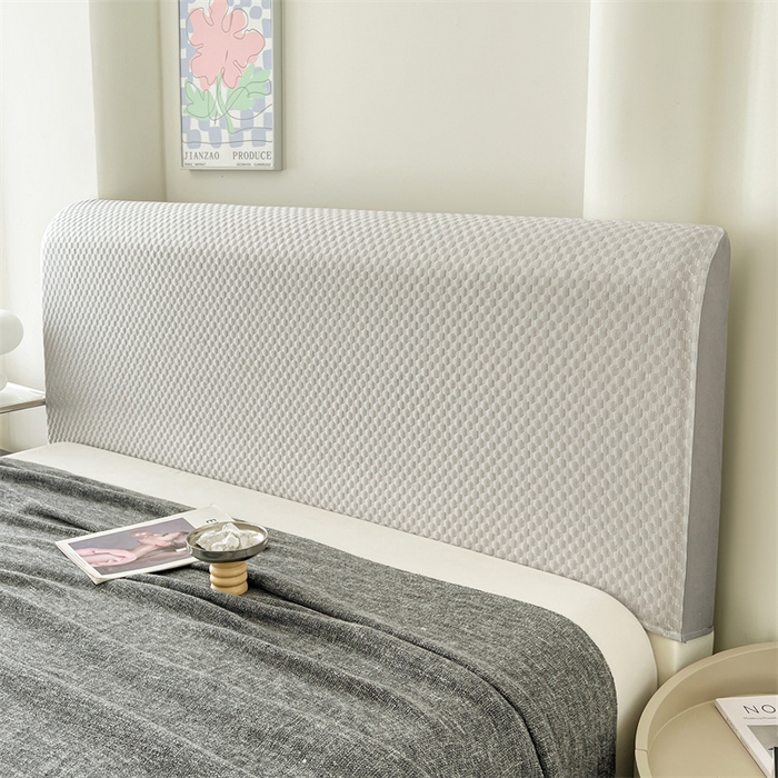 91家纺网 家纺一手货源 找家纺 （总）圣比熊 2026新款A类凉感冰豆豆凉席床头罩靠背套-有外贸尺寸可以联系